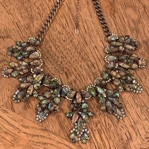 Zara Iridescent Statement Necklace